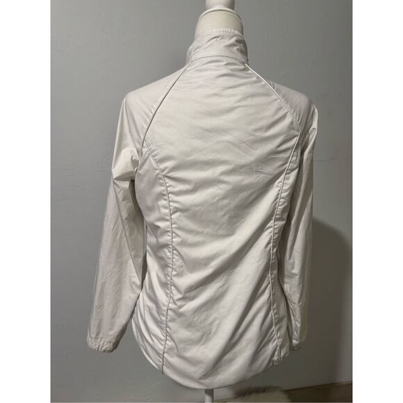Masters Magnolia lane tech reversible white gray windbreaker jacket S - Picture 3 of 12